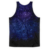 Blue Galaxy All-Over Print Tank