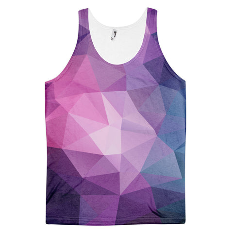 Amethyst Low Poly All-Over Print Tank