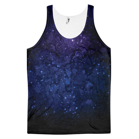 Blue Galaxy All-Over Print Tank
